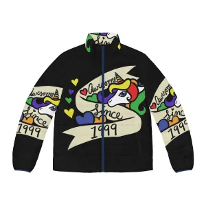 1999 Awesome Since Unicorn Puffer Jacket