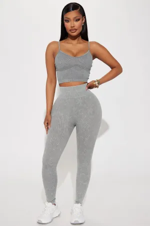 Advantage Seamless Active Leggings - Charcoal