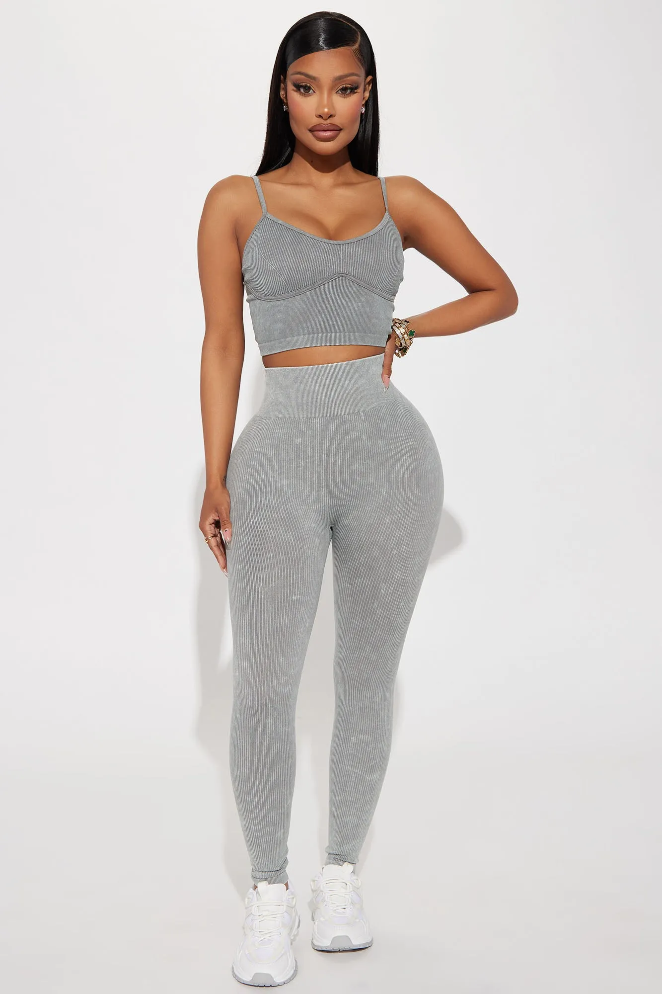 Advantage Seamless Active Top - Charcoal