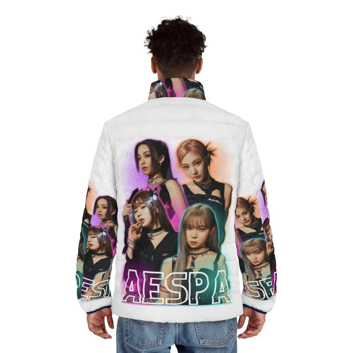 Aespa Members Puffer Jacket - Stylish Winter Wear for K-Pop Fans