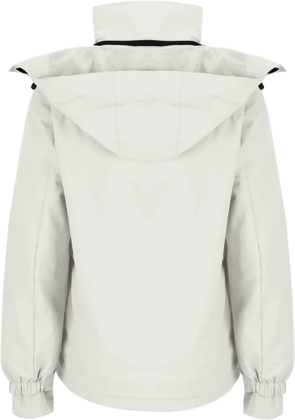 Akklian Women's Waterproof Outdoor Snowboard Breathable Ski Jacket Winter Warm Fleece Lined Windbreaker Zip Up Hooded Jacket