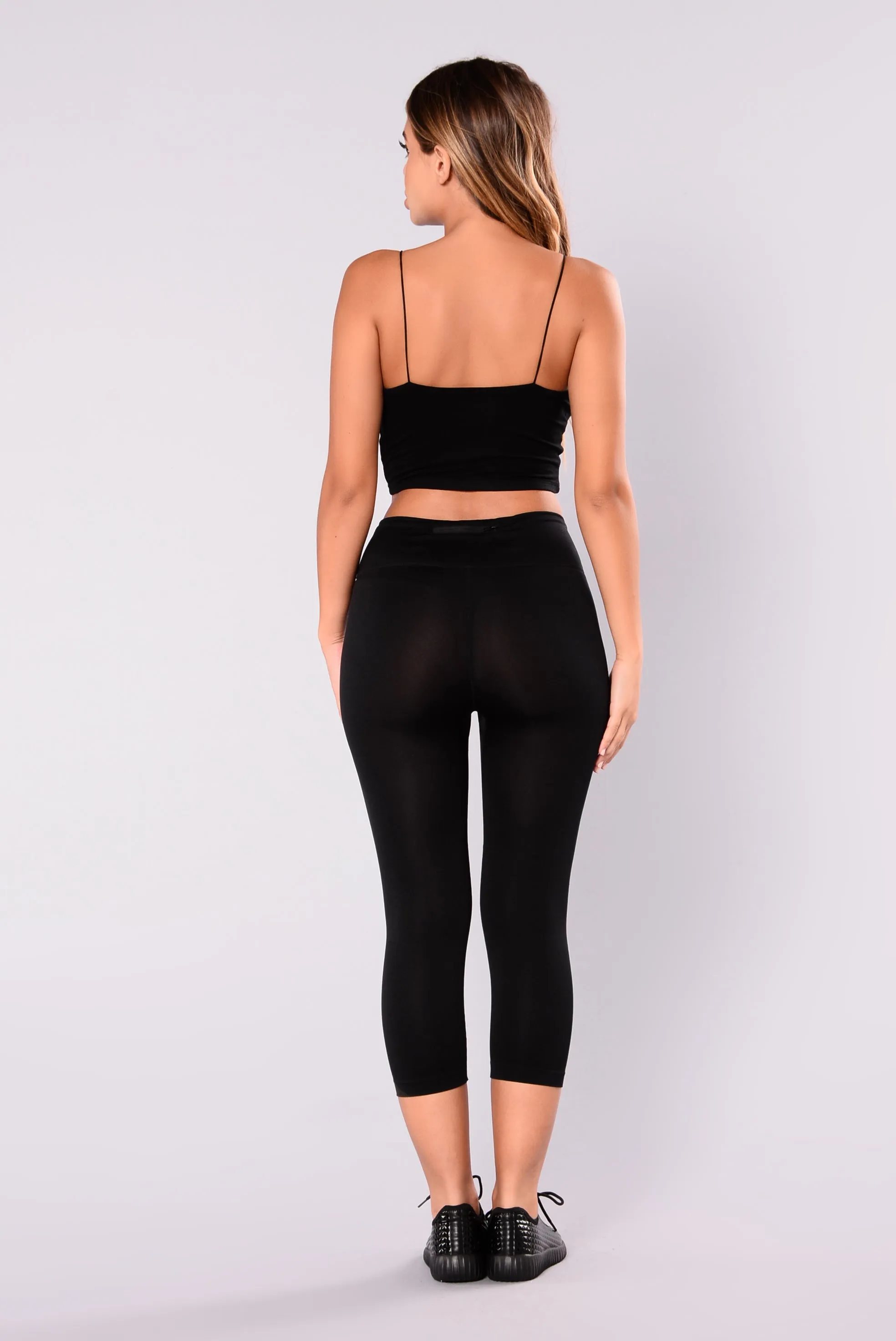 Angela Seamless Active Leggings - Black