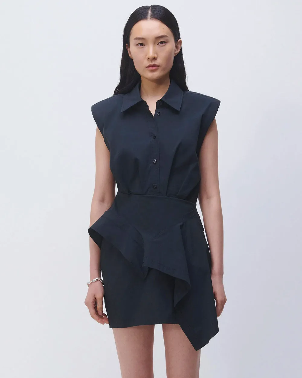 Black Catalina Shirt Dress