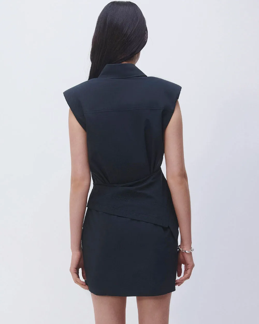 Black Catalina Shirt Dress