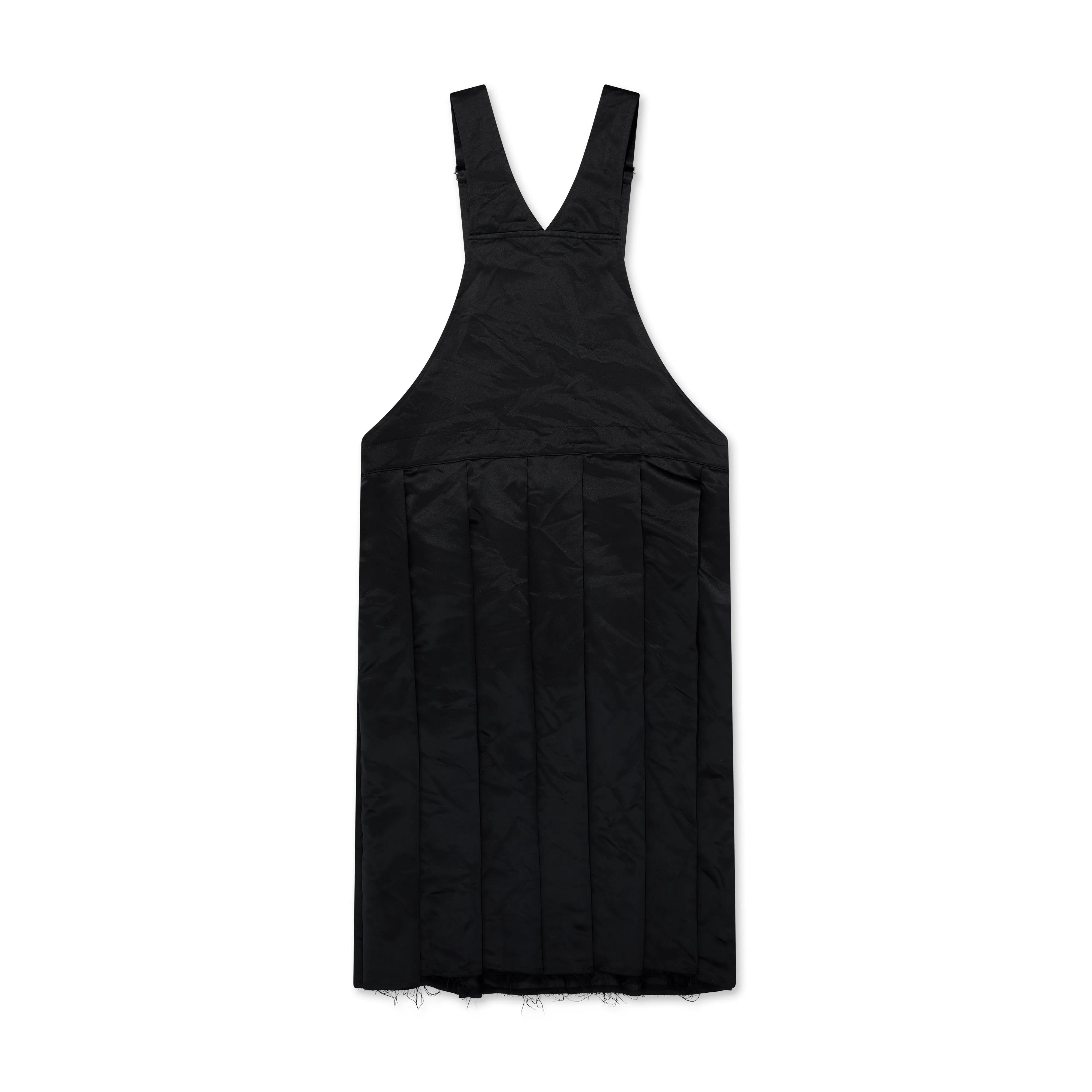 BLACK Comme des Garçons - Satin Pleated Overalls - (Black)