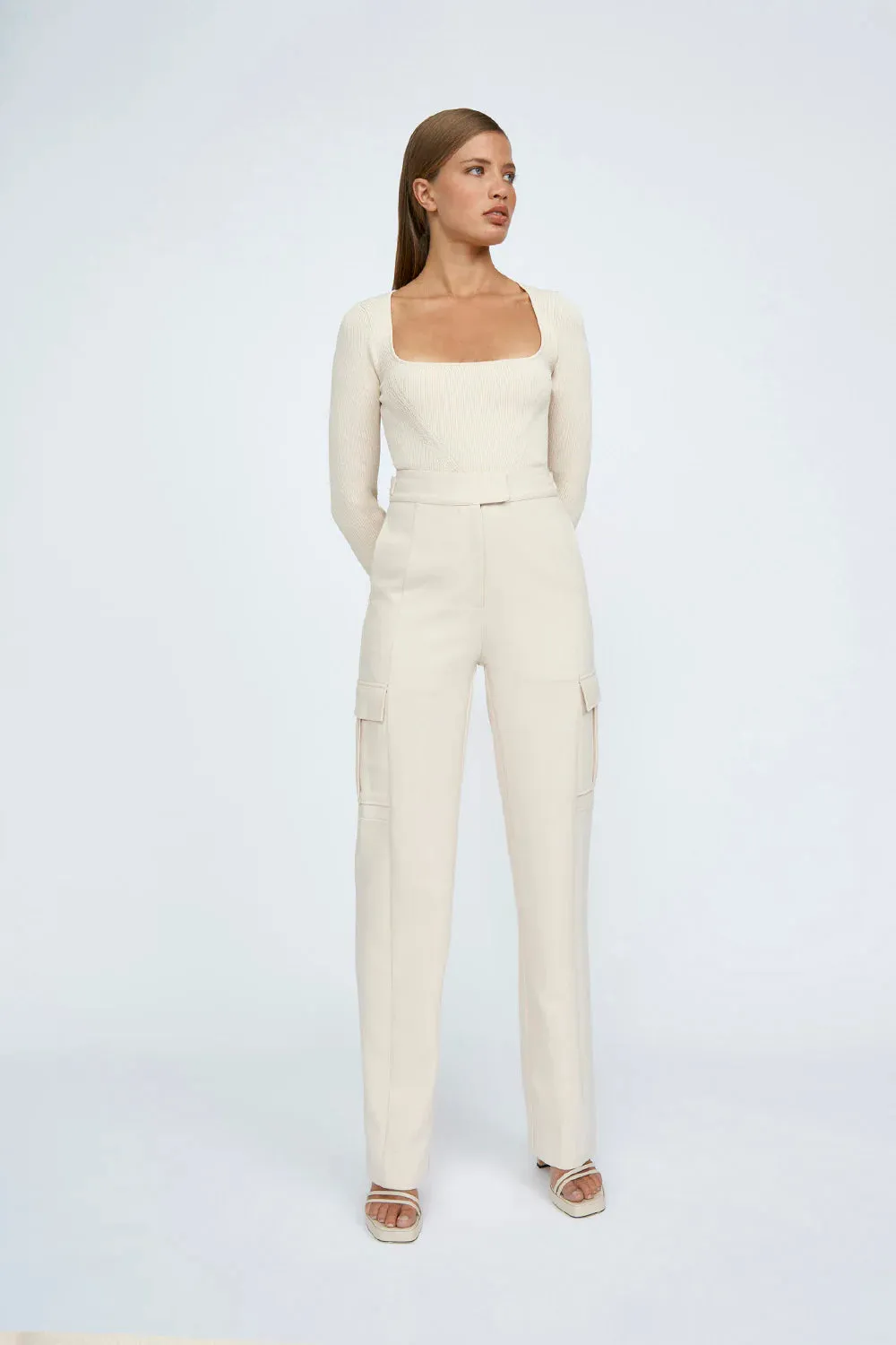 CHRISTINE CARGO PANT - SAND