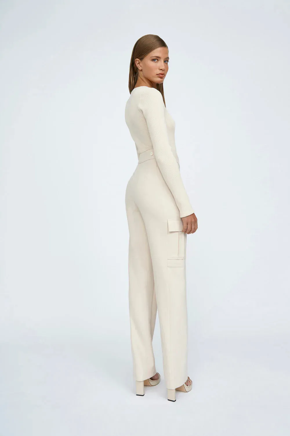 CHRISTINE CARGO PANT - SAND