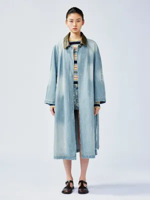 Classic Camden denim trench coat
