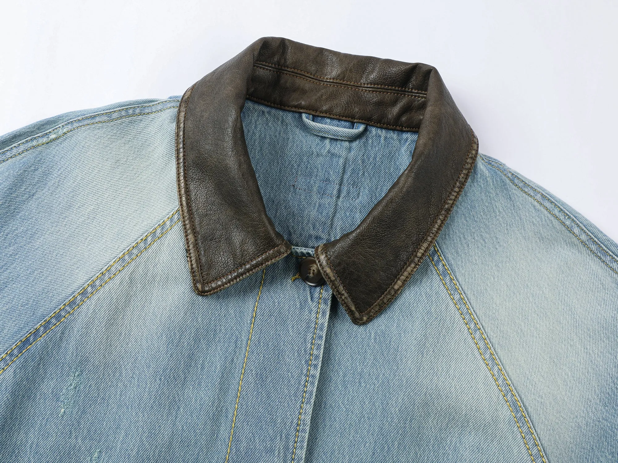 Classic Camden denim trench coat