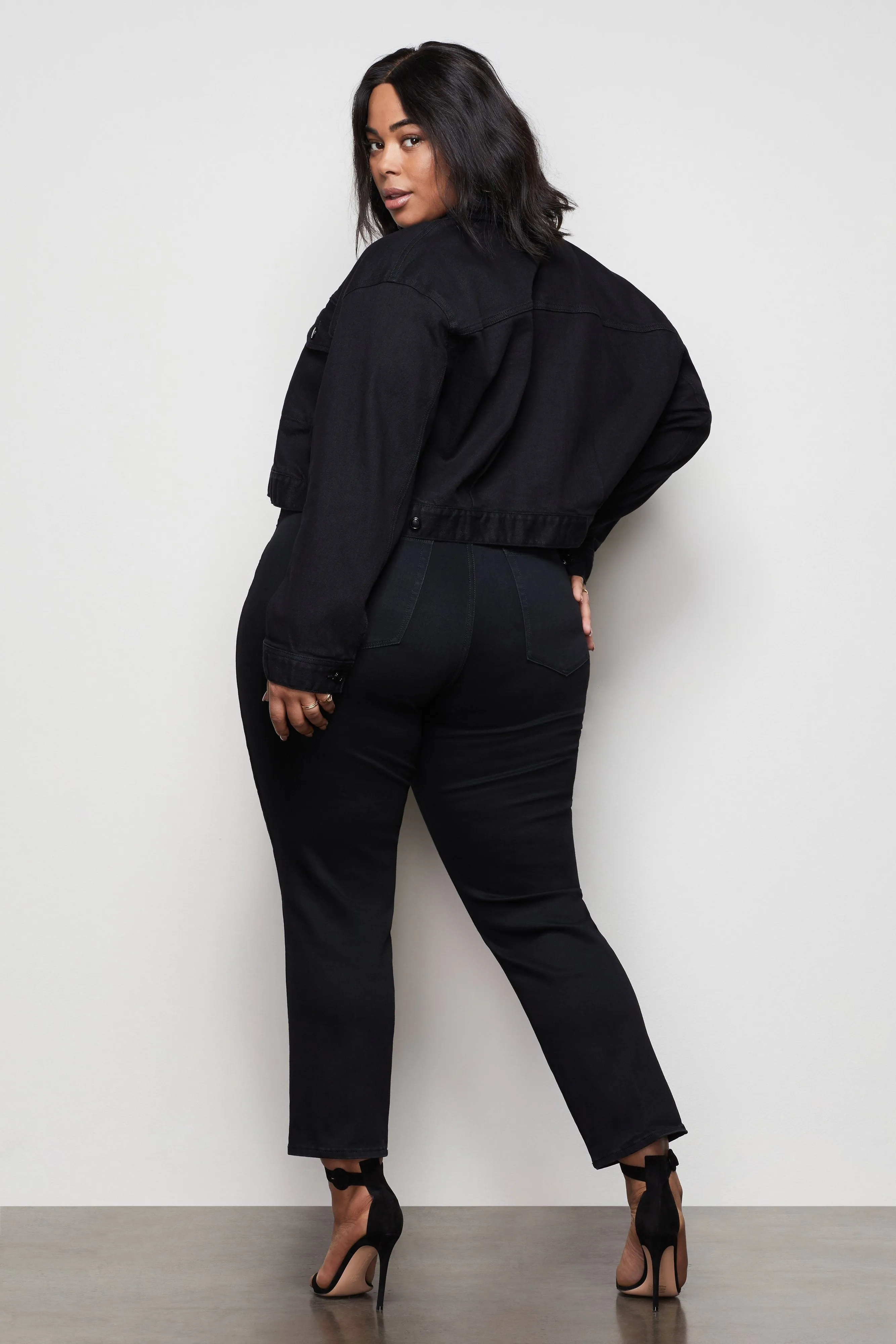CROPPED JACKET | BLACK001