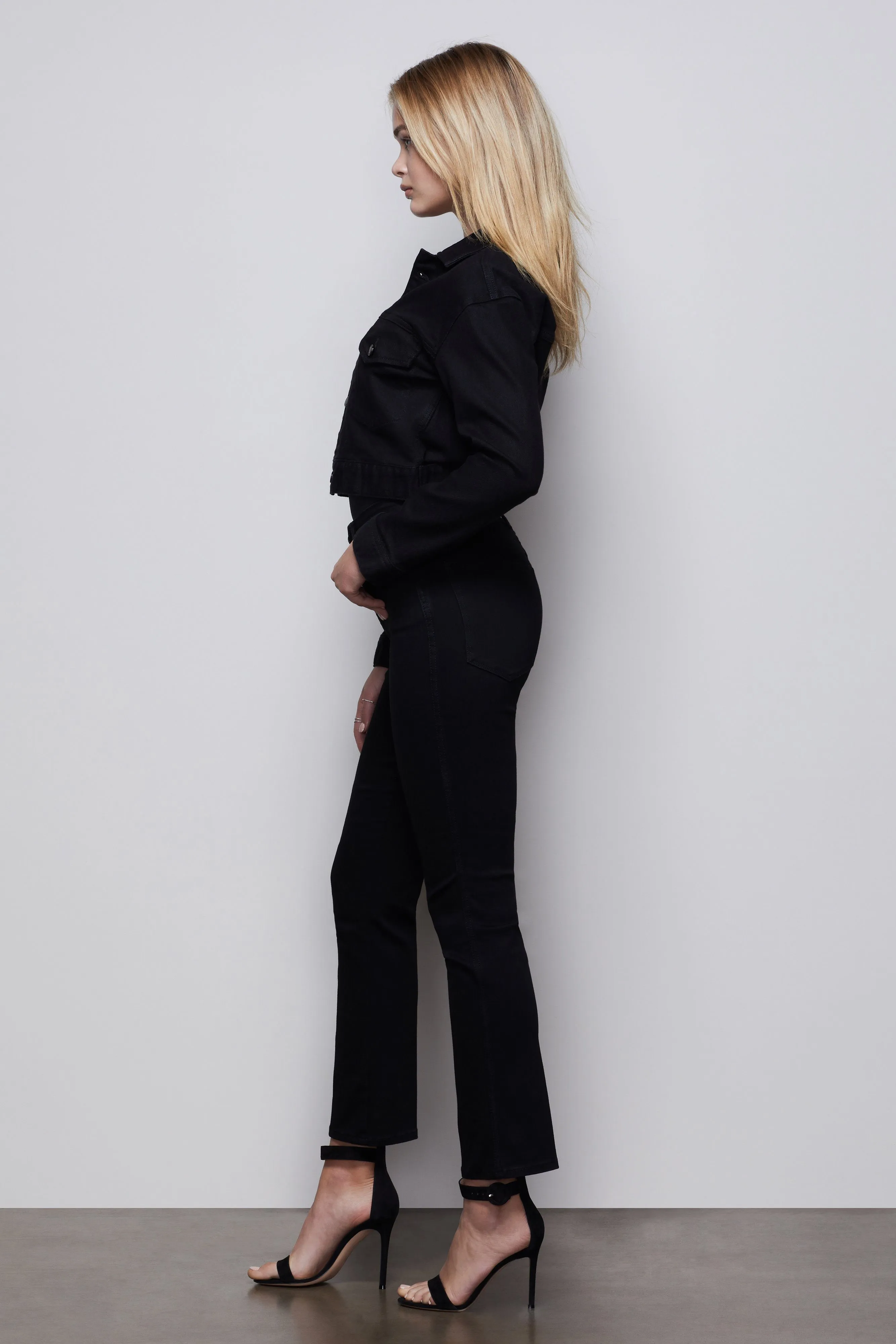 CROPPED JACKET | BLACK001
