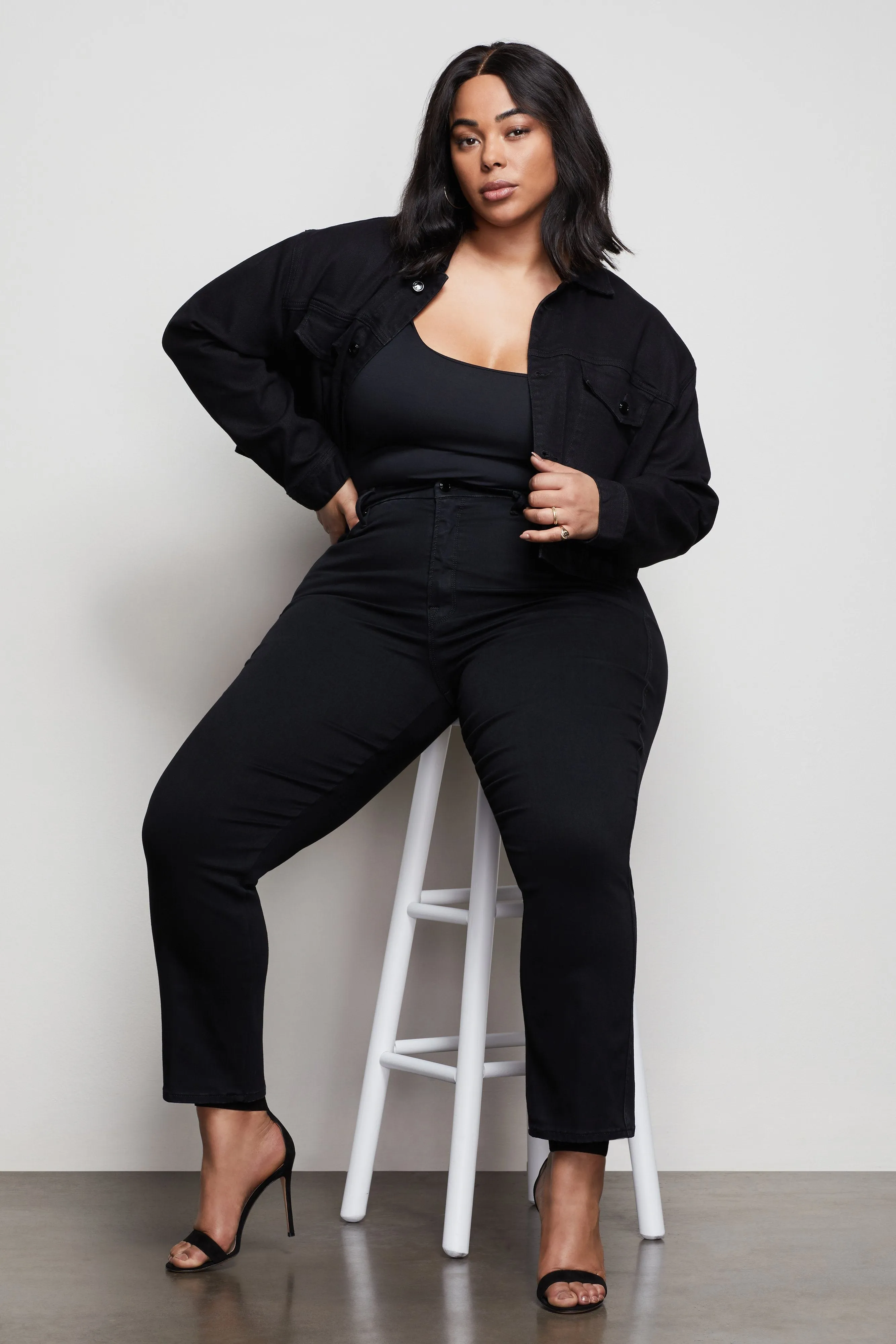 CROPPED JACKET | BLACK001