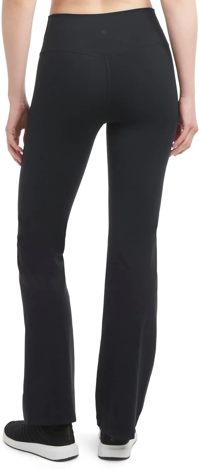 Danskin Women's Active High Waist Straight Leg Yoga Pants