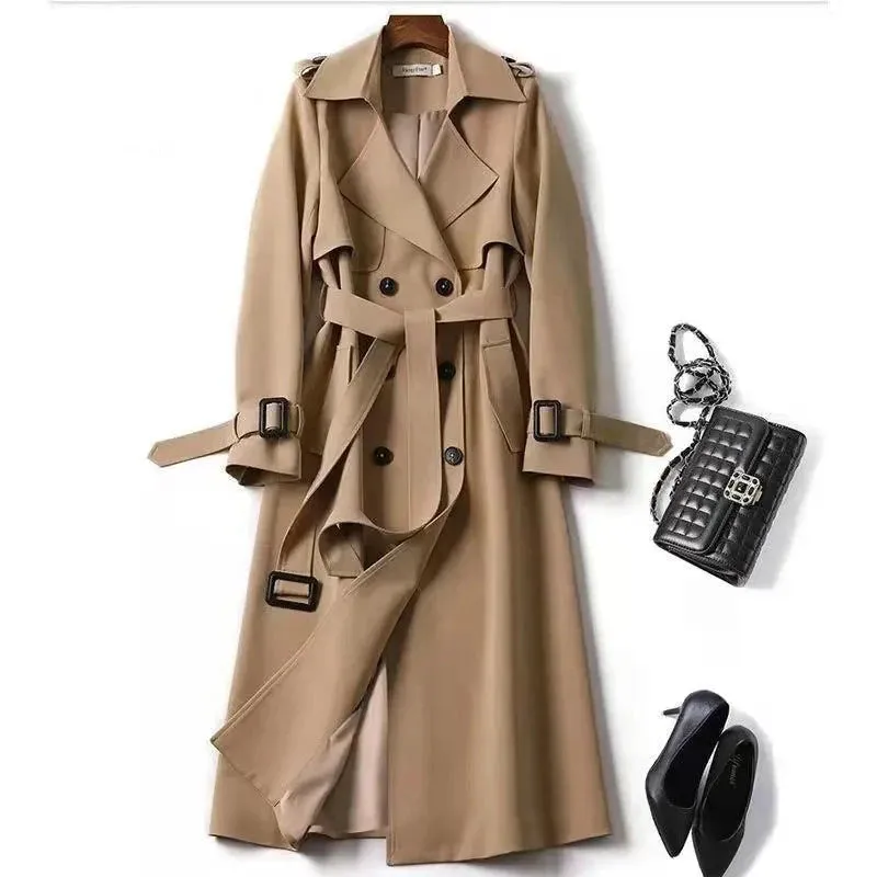 Elara Vintage Trench Coat