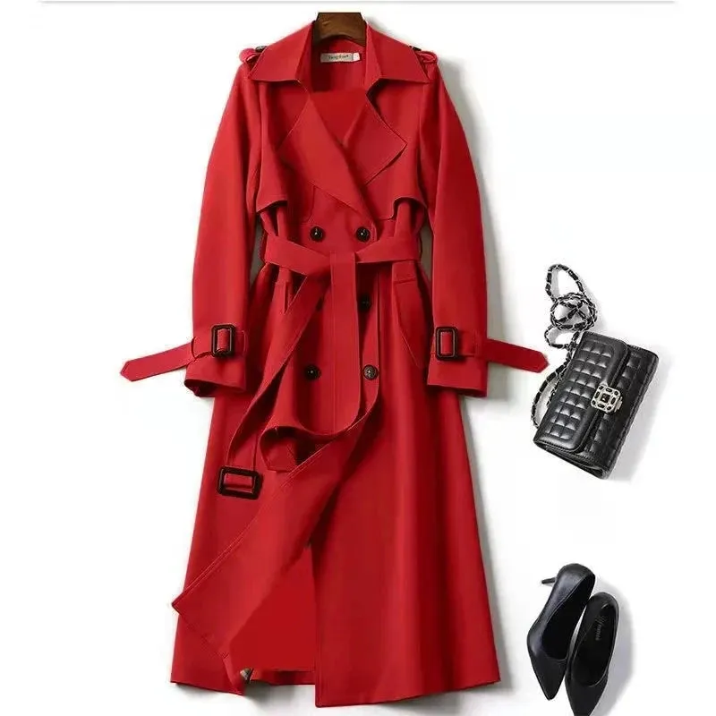 Elara Vintage Trench Coat