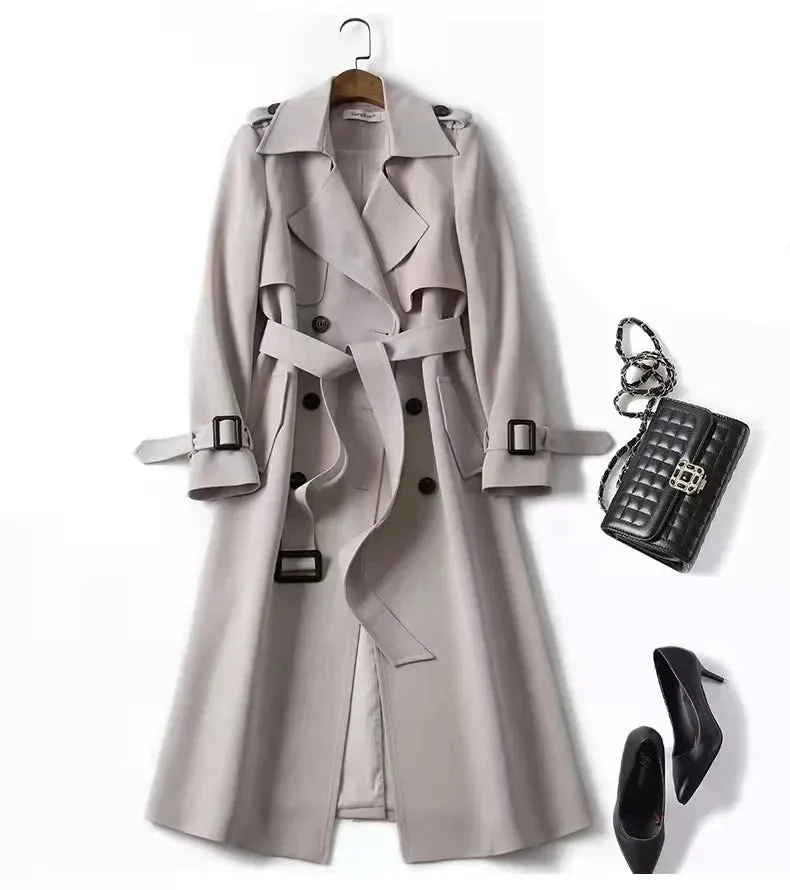 Elara Vintage Trench Coat