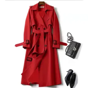 Elara Vintage Trench Coat