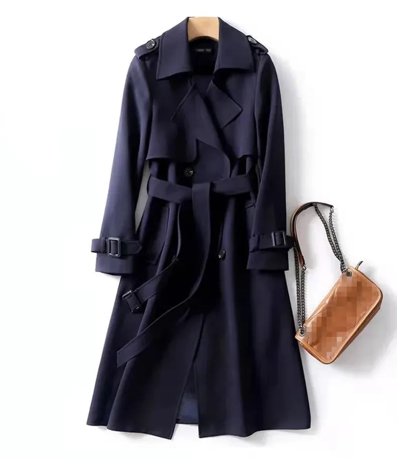 Elara Vintage Trench Coat