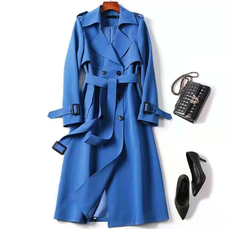 Elara Vintage Trench Coat