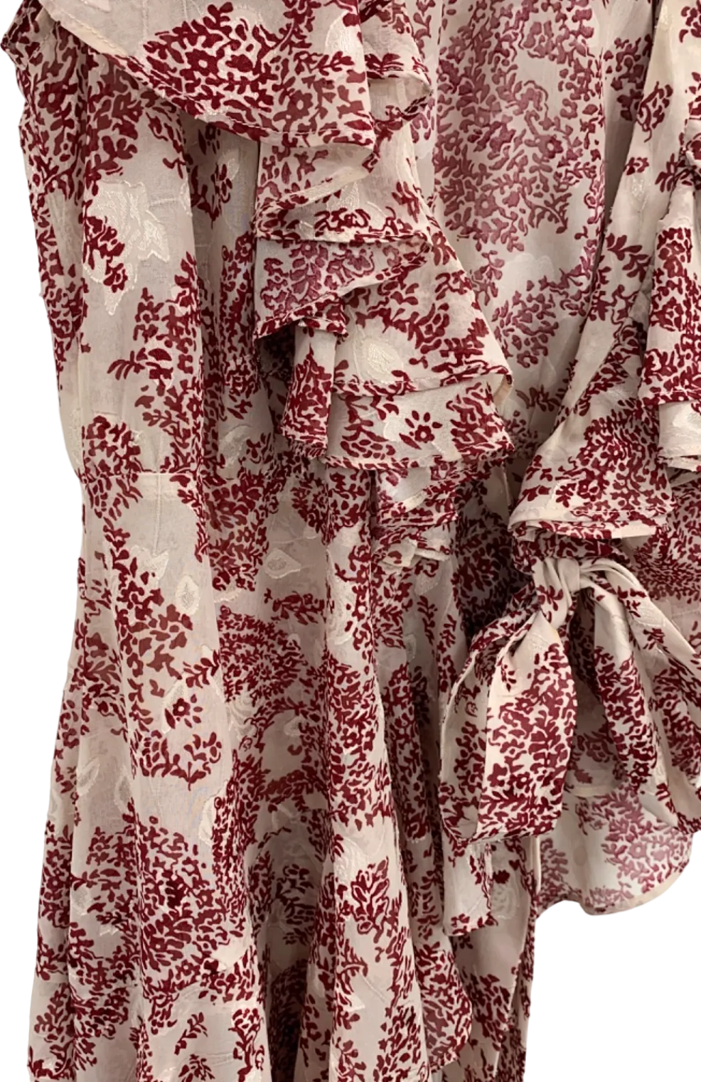 Elliat Pink Floral Wrap Blouse UK S