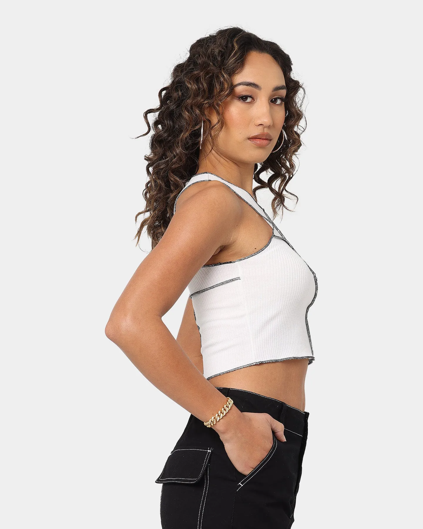 EN ES Women's Sugar Tank Off White