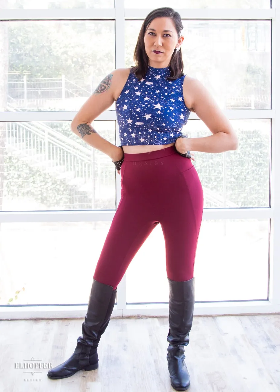 Essential Gwen Legging - Burgundy