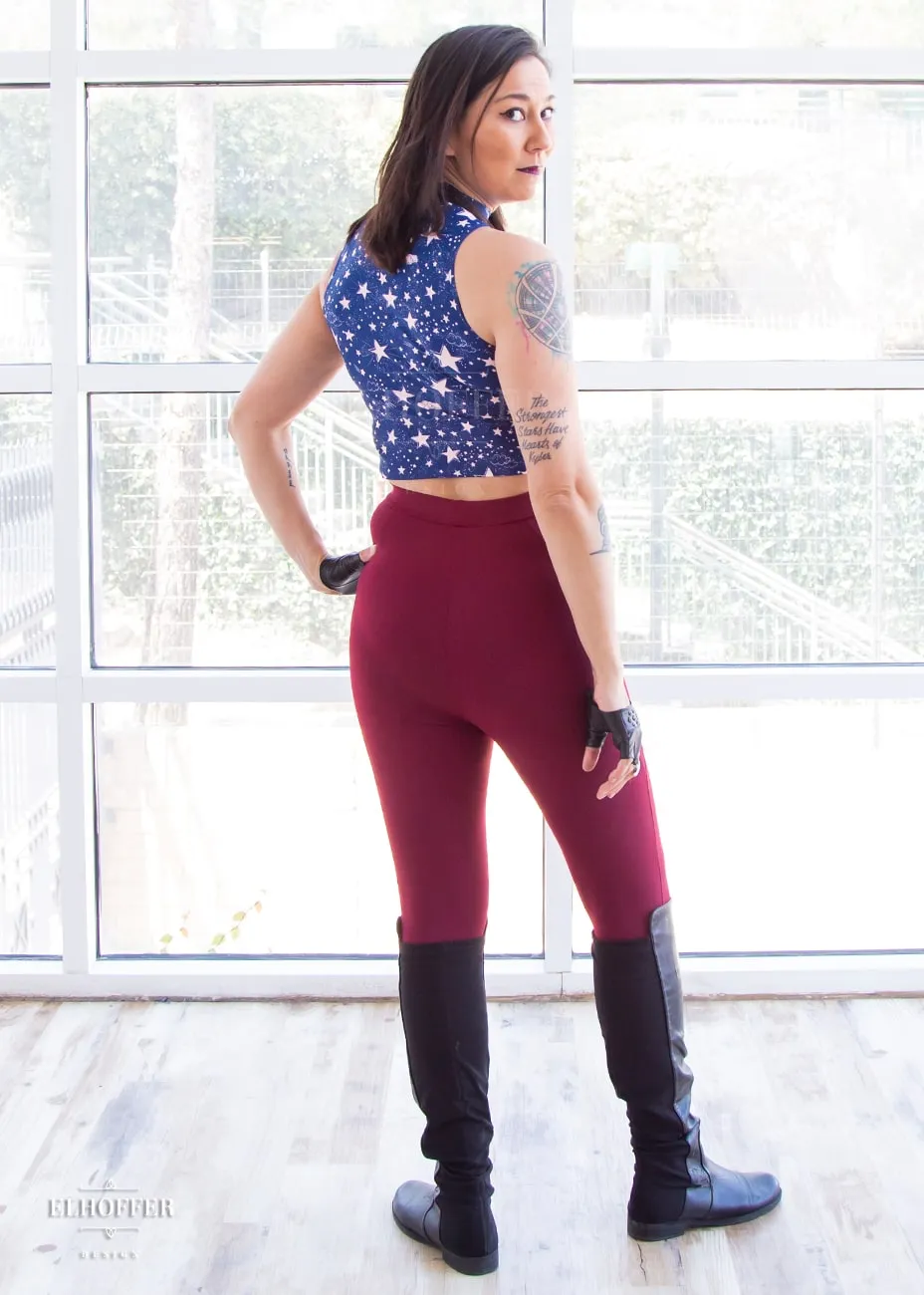 Essential Gwen Legging - Burgundy