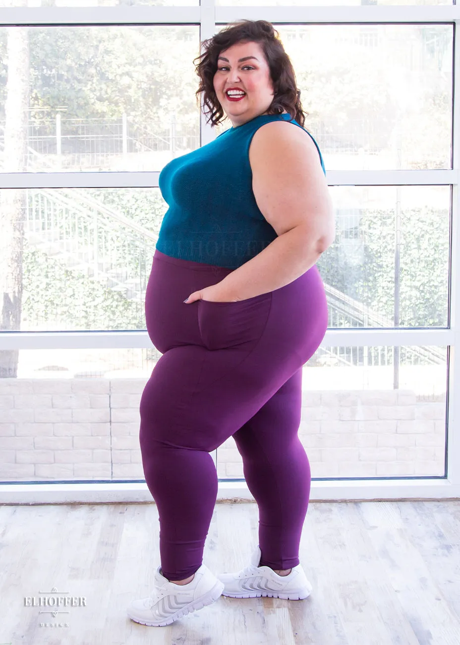 Essential Gwen Legging - Plum