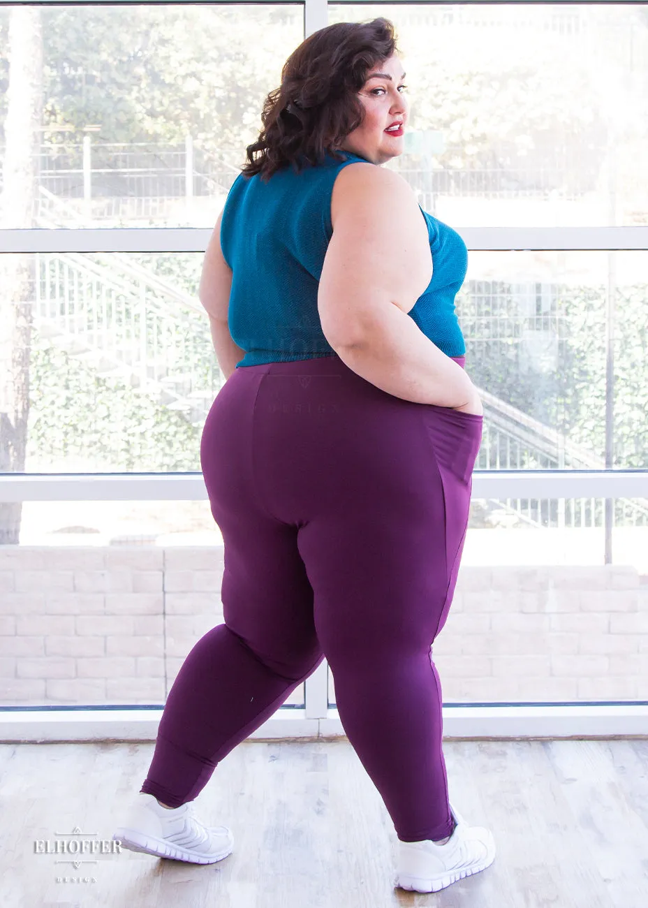 Essential Gwen Legging - Plum