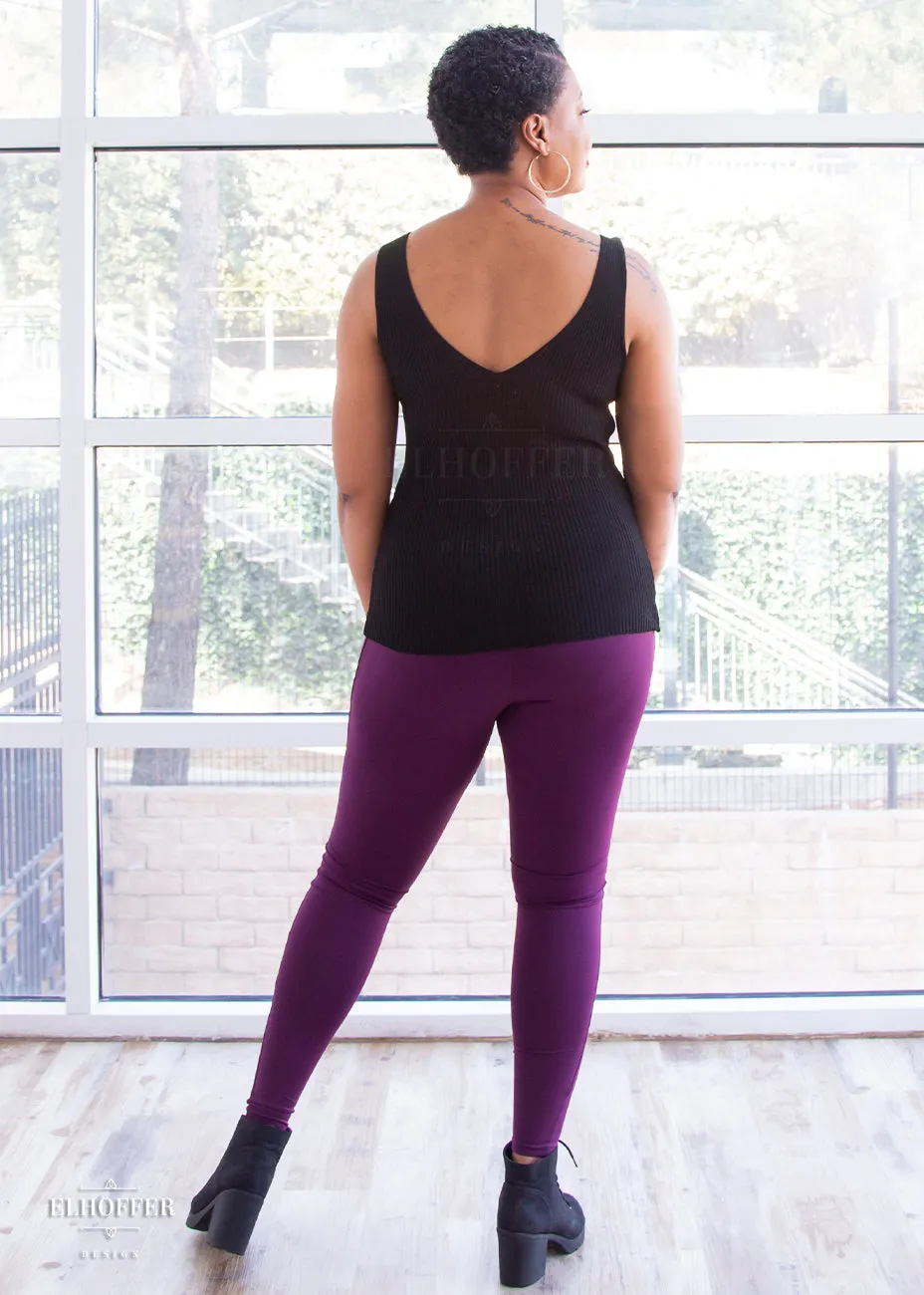 Essential Gwen Legging - Plum