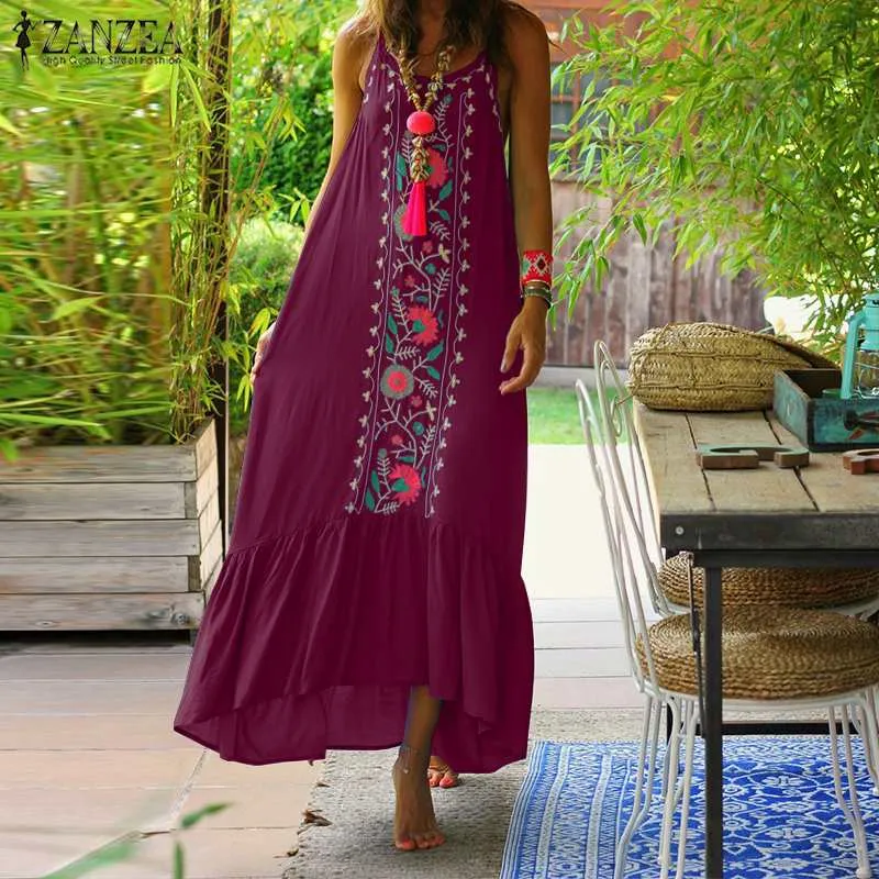 Floral Print Maxi Sundress