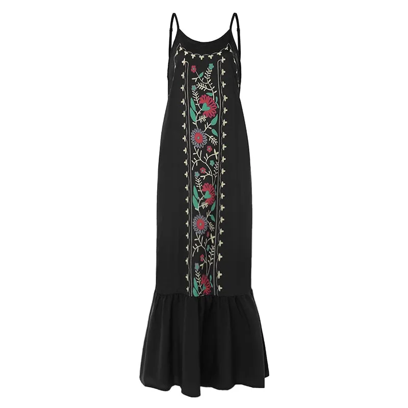 Floral Print Maxi Sundress