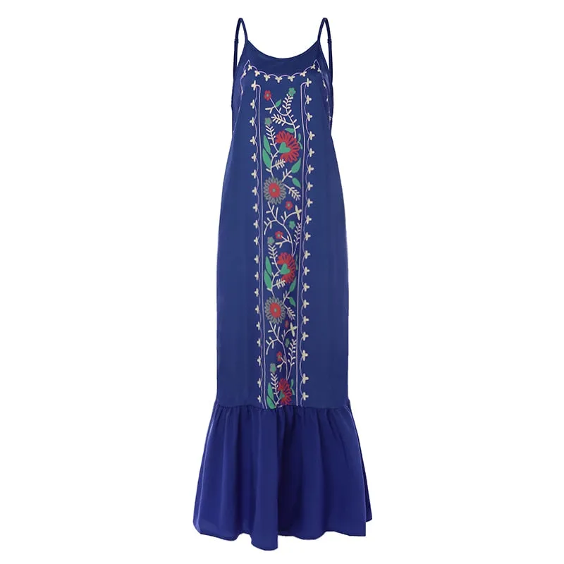 Floral Print Maxi Sundress