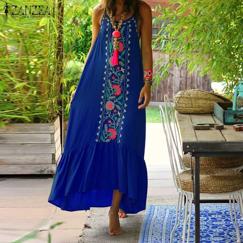 Floral Print Maxi Sundress