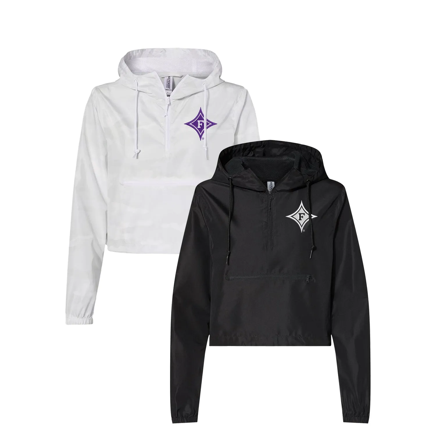 Furman University Windbreaker - Crop Length