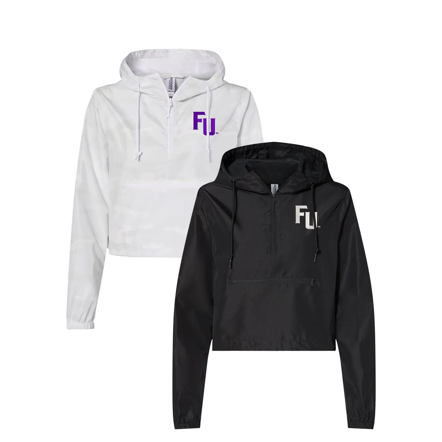 Furman University Windbreaker - Crop Length