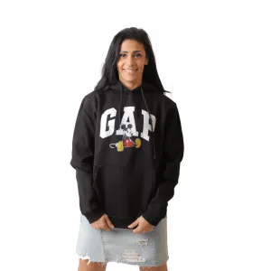 GAP X Mickey Women Hoodie (Oversized) - Black