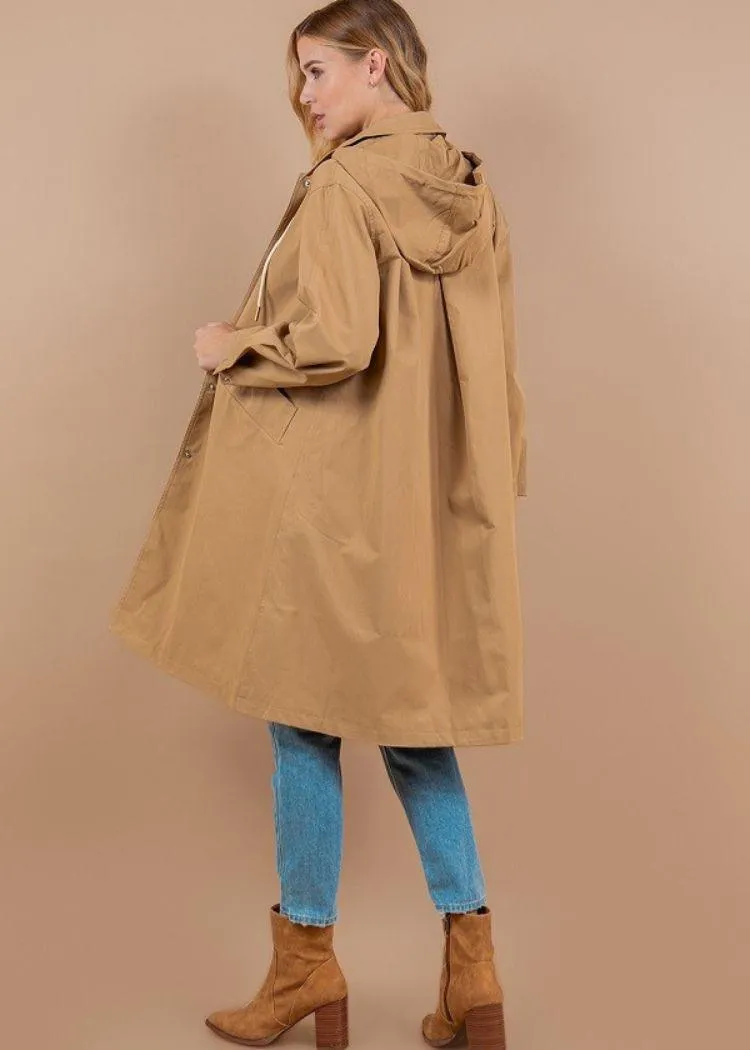 Harper Solid Hooded Zip-Up Windbreaker ***FINAL SALE***