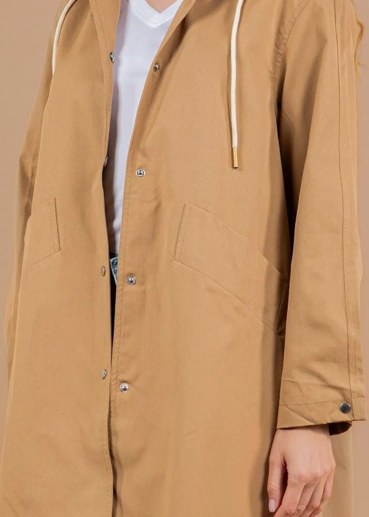 Harper Solid Hooded Zip-Up Windbreaker ***FINAL SALE***
