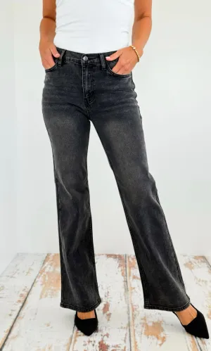 High-Waisted Flare Jeans