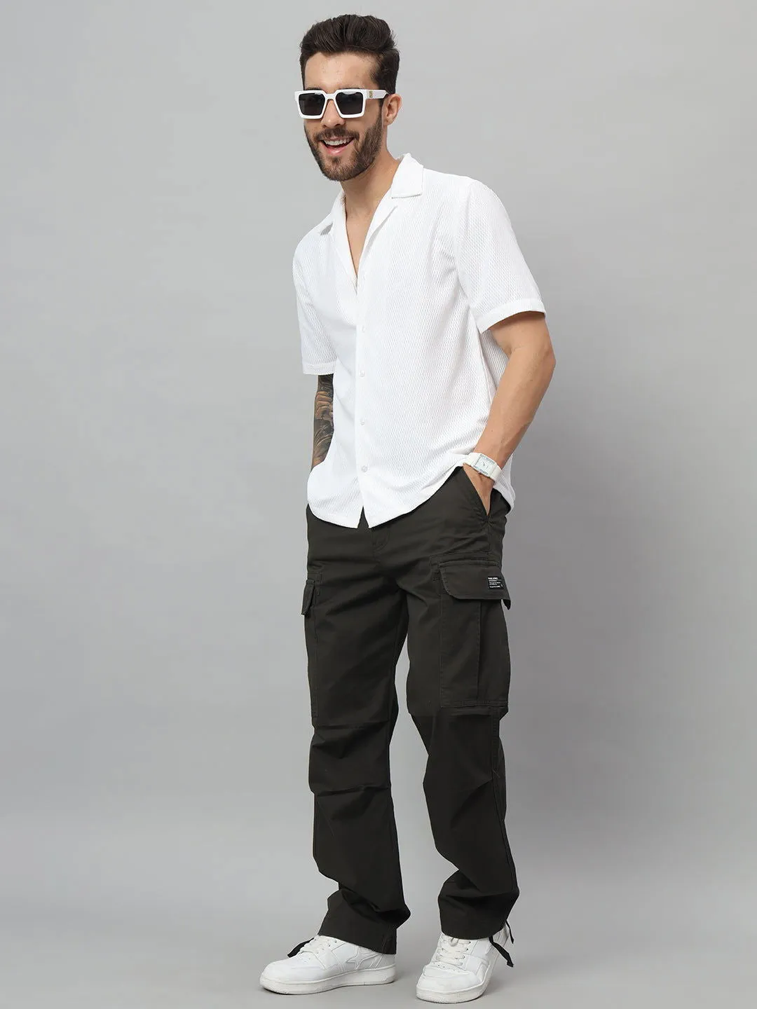 HUNTER GREEN BAGGY CARGO