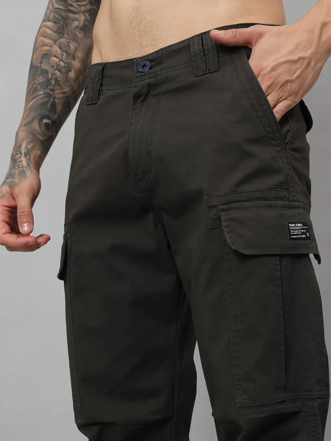 HUNTER GREEN BAGGY CARGO