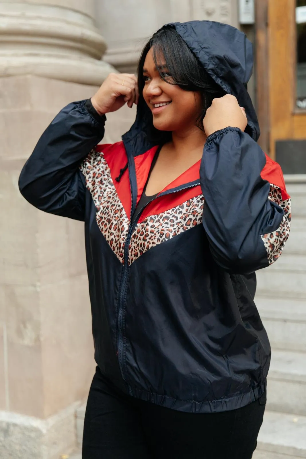 In the Wild Windbreaker in Navy
