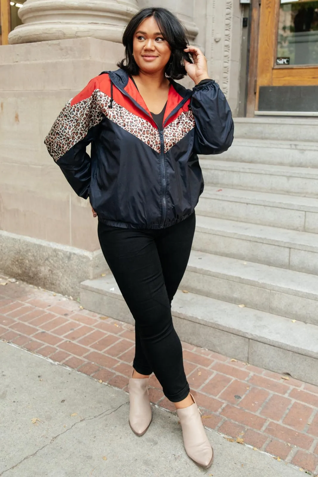 In the Wild Windbreaker in Navy