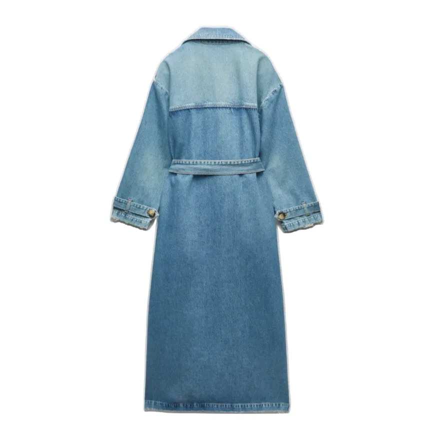 Liisa Denim Trench Coat