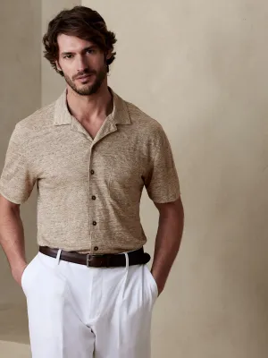Linen Knit Resort Shirt