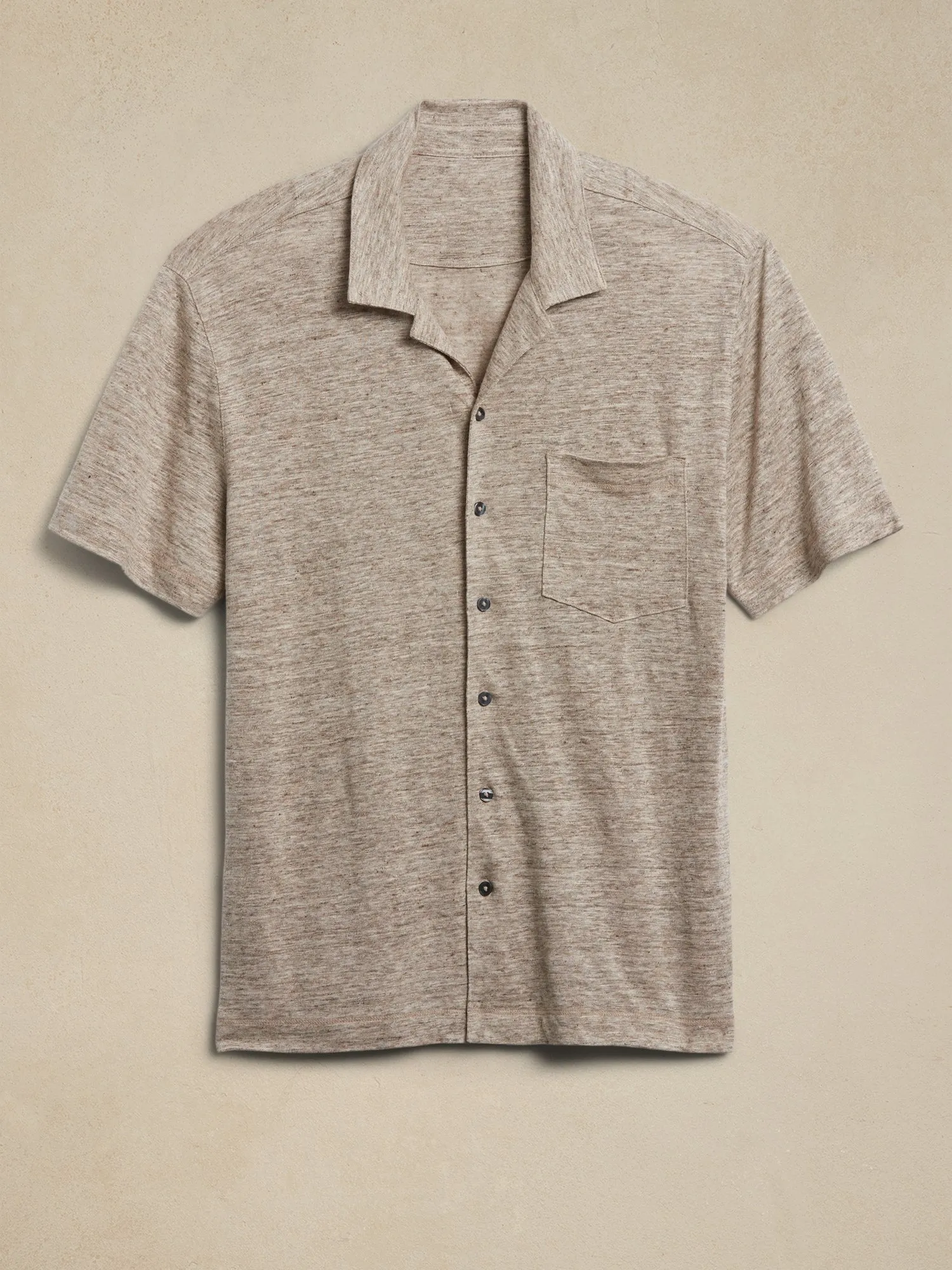 Linen Knit Resort Shirt