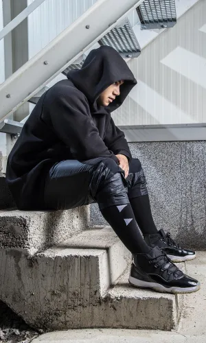 Long Hoodie with Raglan Shoulders