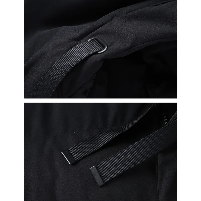 Men's Casual Long Puffer Jacket with Hood in Solid Colour | Ideal for Autumn/Winter