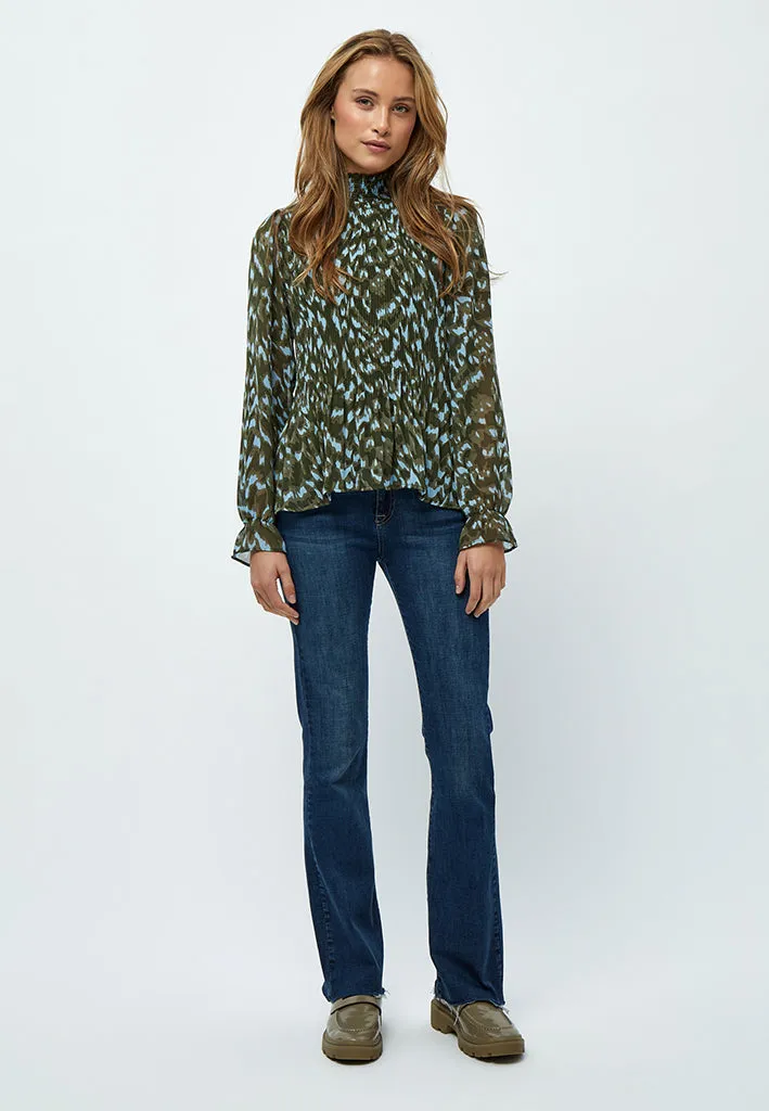 MSEria Blouse - Ivy Green Print